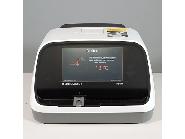 Analyse apparaat, sd biosensor, f2400 standard, 2020 - afbeelding 1 van  7