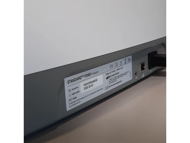 Analyse apparaat, sd biosensor, f2400 standard, 2020 - afbeelding 7 van  7