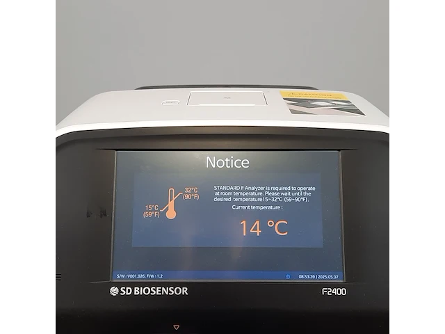 Analyse apparaat, sd biosensor, f2400 standard, 2020 - afbeelding 4 van  8