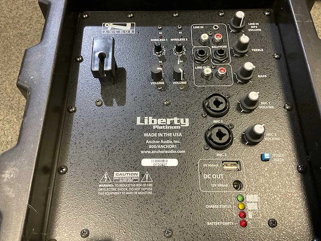 Anchor audio inc. liberty platinum draagbaar audiosysteem - afbeelding 6 van  6