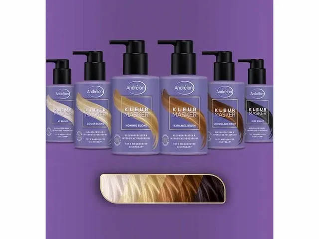 Andrélon - zomer blond - kleur masker (126x) - afbeelding 2 van  4