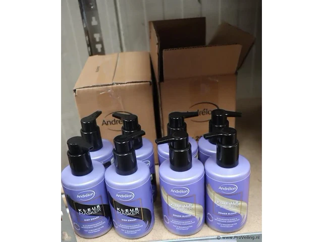 Andrélon kleurmasker - 18 stuks á 200ml - afbeelding 1 van  3