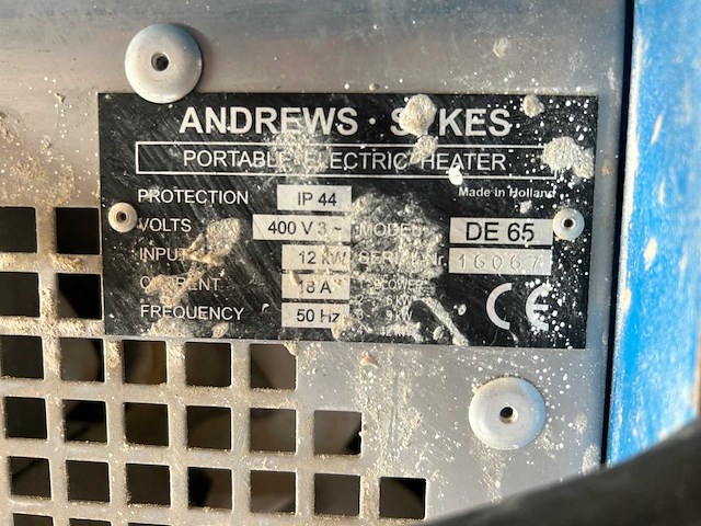 Andrews elektrische heater - afbeelding 4 van  4