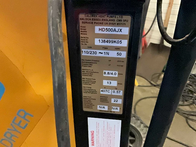 Andrews hd500ajx bouwdroger - afbeelding 4 van  4