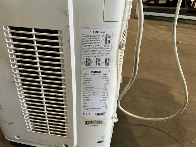 Andrews polar wind mobiele airco - afbeelding 5 van  5