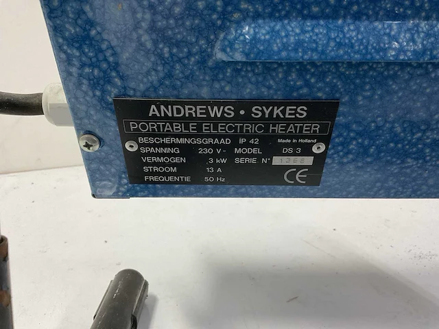 Andrews sykes ds3 elektrische kachel - afbeelding 4 van  4