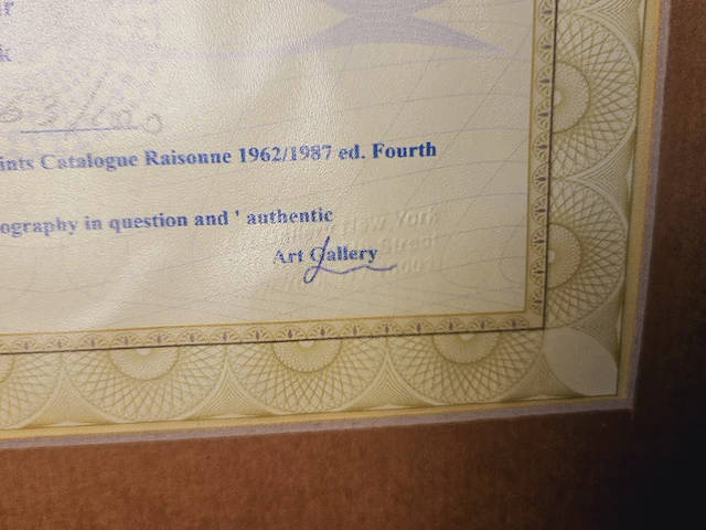 Andy warhol - lithograaf - ''albert einstein'' in nieuwe lijst - afbeelding 6 van  6