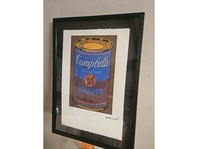 Andy warhol - lithograaf - ''campbell's'' - afbeelding 1 van  6