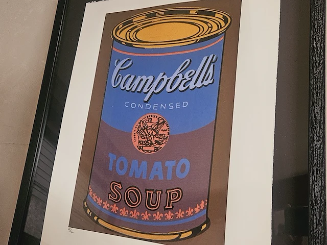 Andy warhol - lithograaf - ''campbell's'' - afbeelding 2 van  6