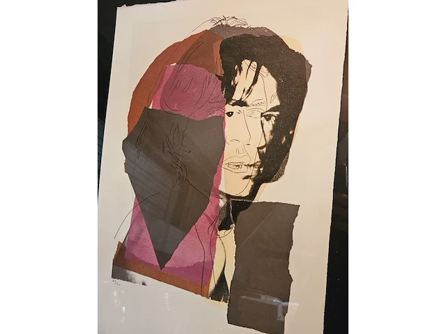 Andy warhol - ''mick jagger'' lithograaf - afbeelding 2 van  5