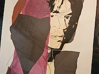 Andy warhol - ''mick jagger'' lithograaf - afbeelding 2 van  5
