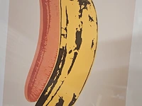 Andy warhol lithograaf - ''banana popart'' - in nieuwe lijst - afbeelding 2 van  6