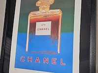 Andy warhol lithograaf - ''chanel n0.5'' - in nieuwe lijst - afbeelding 2 van  7