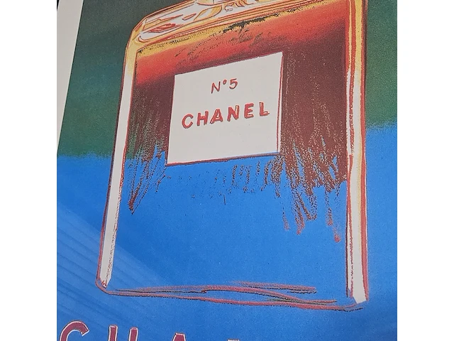 Andy warhol lithograaf - ''chanel n0.5'' - in nieuwe lijst - afbeelding 3 van  7
