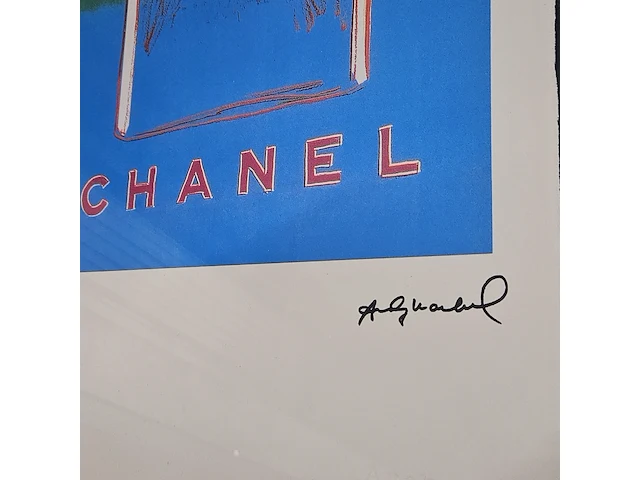 Andy warhol lithograaf - ''chanel n0.5'' - in nieuwe lijst - afbeelding 4 van  7