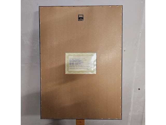 Andy warhol lithograaf - ''chanel n0.5'' - in nieuwe lijst - afbeelding 6 van  7