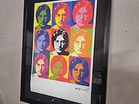 Andy warhol lithograaf - ''john lennon'' - in nieuwe lijst - afbeelding 1 van  7