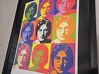 Andy warhol lithograaf - ''john lennon'' - in nieuwe lijst - afbeelding 2 van  7