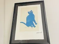 Andy warhol lithograaf - one blue pussy - afbeelding 2 van  4