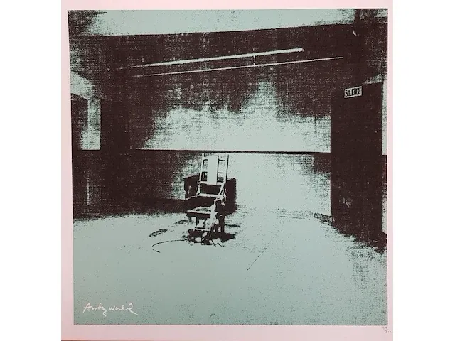 Andy warholl little electric chair - afbeelding 1 van  1