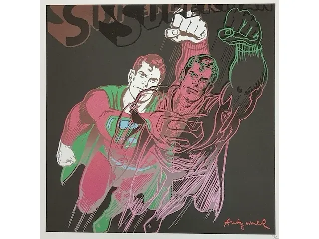 Andy warholl superman - afbeelding 1 van  1