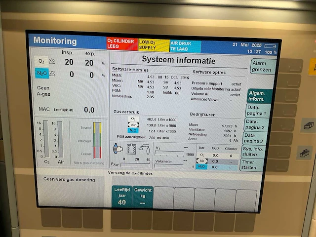 Anesthesie machine - afbeelding 5 van  10