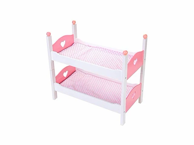 Angel toys poppen stapelbedje hout, afm 50,5 x 27,5 x 43 cm - afbeelding 1 van  2