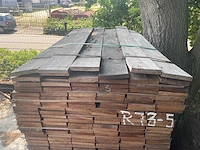 Angelim beschoeiingsplanken fijnbezaagd 1500-3000x150x20mm (156x) - afbeelding 1 van  3