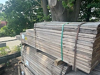 Angelim beschoeiingsplanken fijnbezaagd 1500-3000x150x20mm (156x) - afbeelding 2 van  3