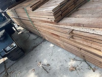 Angelim beschoeiingsplanken fijnbezaagd 3000-5500x100x20mm (234x) - afbeelding 2 van  3