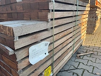 Angelim pedra balken fijnbezaagd 1600-1900x105x55mm (102x) - afbeelding 2 van  3