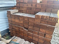 Angelim pedra balken fijnbezaagd 1600-1900x105x55mm (102x) - afbeelding 3 van  3