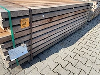 Angelim pedra balken fijnbezaagd 2500x105x55mm (51x) - afbeelding 2 van  3