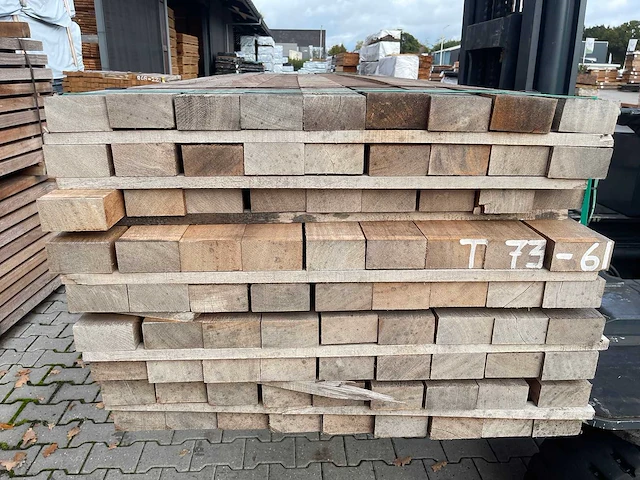 Angelim pedra balken fijnbezaagd 2500x105x55mm (81x) - afbeelding 3 van  3