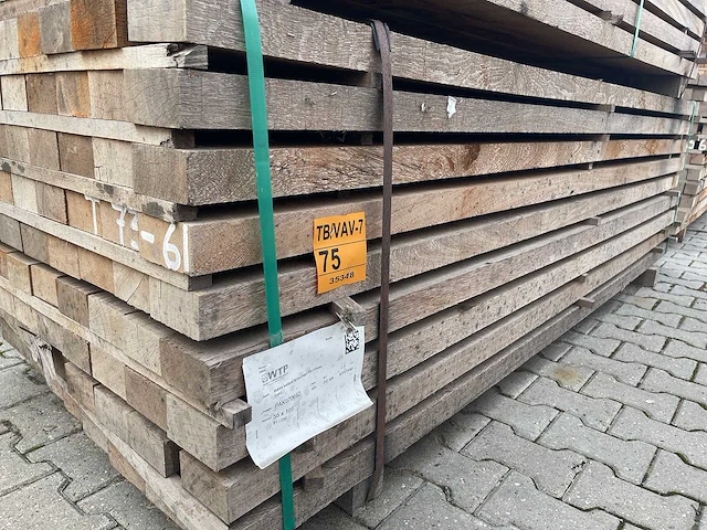 Angelim pedra fijnbezaagd 2500x105x55mm (81x) - afbeelding 2 van  3