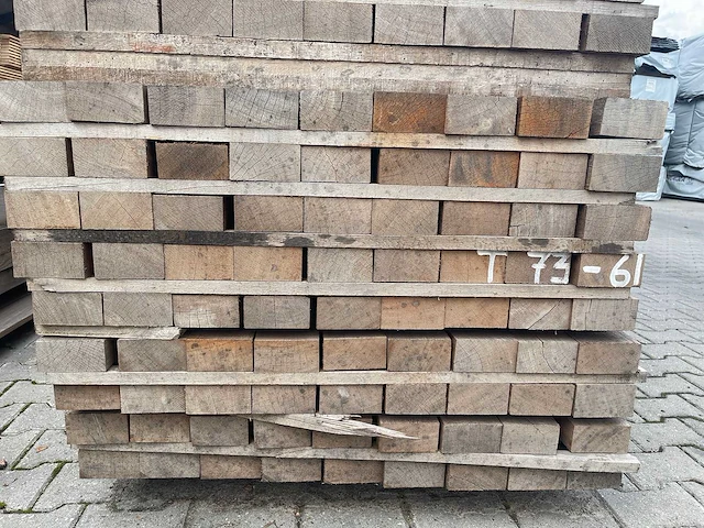 Angelim pedra fijnbezaagd 2500x105x55mm (81x) - afbeelding 3 van  3