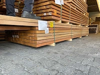 Angelim pedra hardhouten regels geschaafd 45x68mm, lengte 400-500cm (112x) - afbeelding 3 van  3