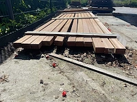 Angelim pedra hardhouten regels geschaafd 45x68mm, lengte 405-435cm (11x) - afbeelding 3 van  3