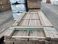 Angelim pedra palen fijnbezaagd 1850-2150x52x52mm (176x) - afbeelding 1 van  3