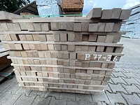 Angelim pedra palen fijnbezaagd 1850-2150x52x52mm (176x) - afbeelding 3 van  3