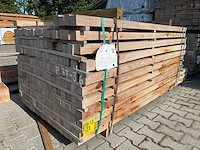 Angelim pedra palen fijnbezaagd 1850-2150x52x52mm (176x) - afbeelding 2 van  3
