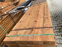 Angelim pedra palen fijnbezaagd 2500x78x78mm (36x) - afbeelding 1 van  3