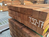 Angelim pedra palen fijnbezaagd 2500x78x78mm (36x) - afbeelding 3 van  3