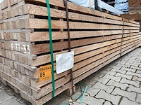 Angelim pedra palen fijnbezaagd 3350-4900x52x52mm (170x) - afbeelding 2 van  3