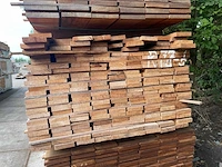 Angelim pedra planken fijnbezaagd 3500-5000x100x20mm (191x) - afbeelding 4 van  4