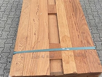 Angelim pedra planken geschaafd 2800-4950x145x21mm (87x) - afbeelding 1 van  4