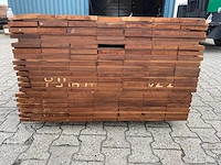Angelim pedra planken geschaafd 2800-4950x145x21mm (87x) - afbeelding 3 van  4