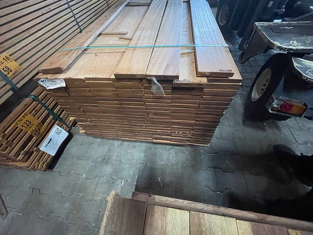 Angelim pedra planken geschaafd 2800x145x21mm (72x) - afbeelding 3 van  3