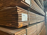 Angelim pedra planken geschaafd 3700x145x21mm (77x) - afbeelding 2 van  2