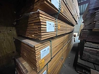 Angelim pedra planken geschaafd 3700x145x21mm (77x) - afbeelding 4 van  4